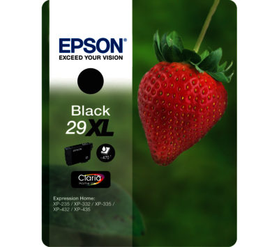EPSON Strawberry 29 XL Black Ink Cartridge EPSON Strawberry 29 XL Black Ink Cartridge
